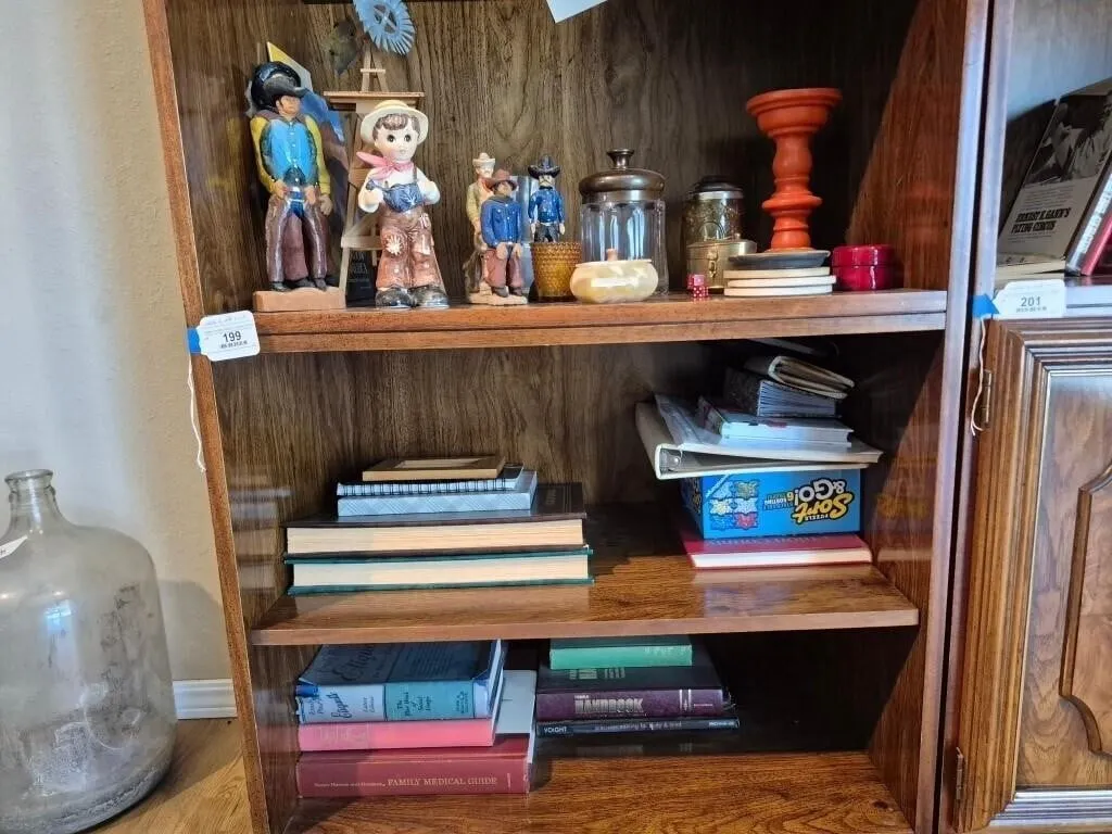 Books, Cowboy Decorations, etc.