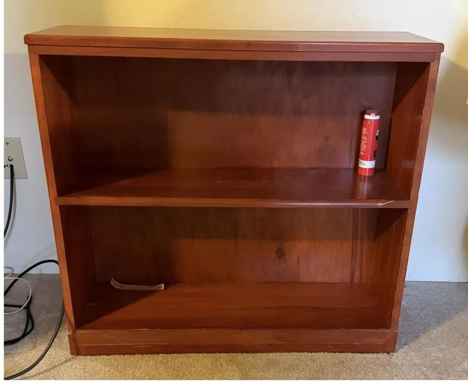 Wood Bookshelf Storage Shelves