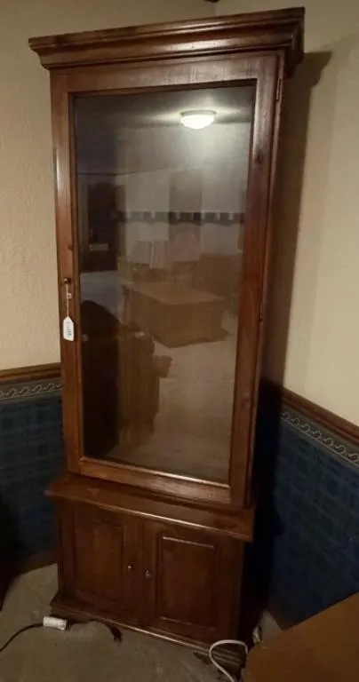 Wood Gun Display Cabinet
