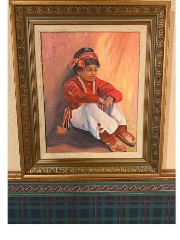 Edyth Folks 1976 Native American Boy