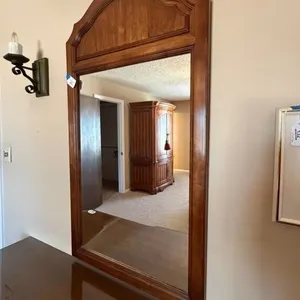 Wood Framed Wall Mirror