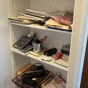 Books, Calculator,Office Supply, Contents