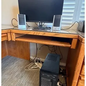 Dell Monitor, Speakers, & Tower