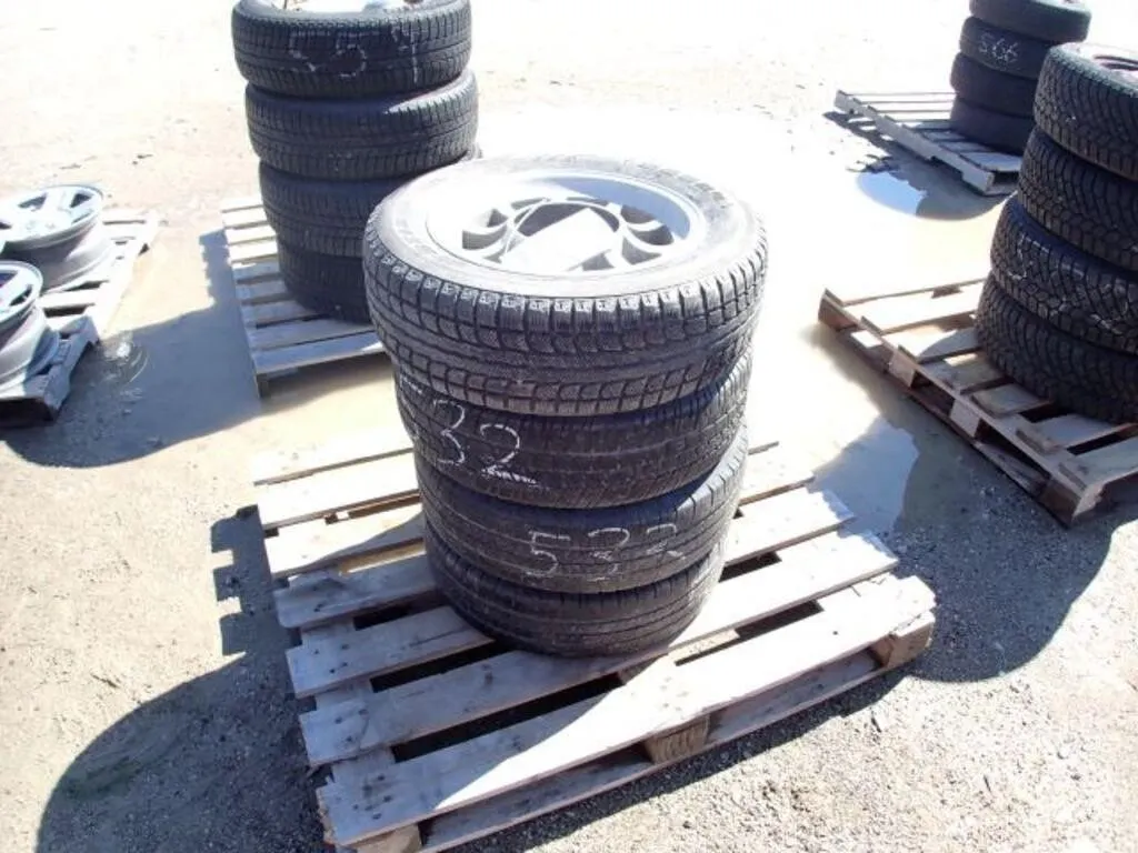 Qty Of (4) Goodyear 185/65R15 Tire(s) & Rim(s)
