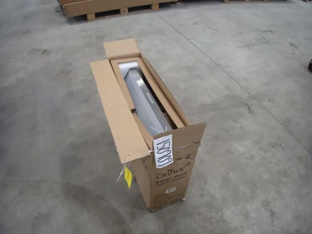 UNUSED Crown Stainless Steel 30 In. Range Hood