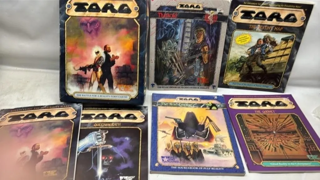 Vintage TORG Role playing game lot Book