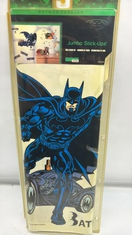 1995 vintage DC Comics Jumbo Stick Ups