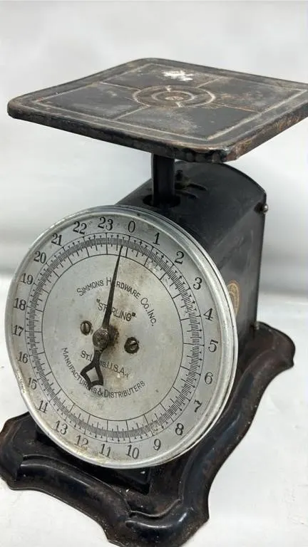 Antique Sterling Simmons Hardware scale