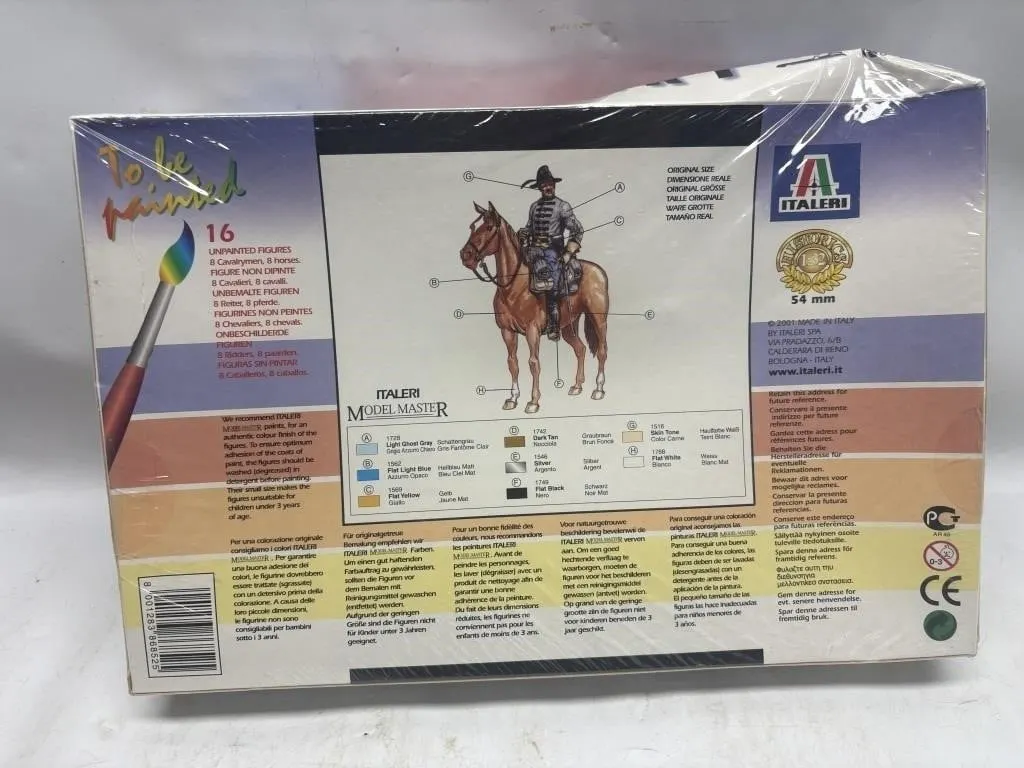 Italeri 1:32 Confederate Cavalry Model Kit #6852