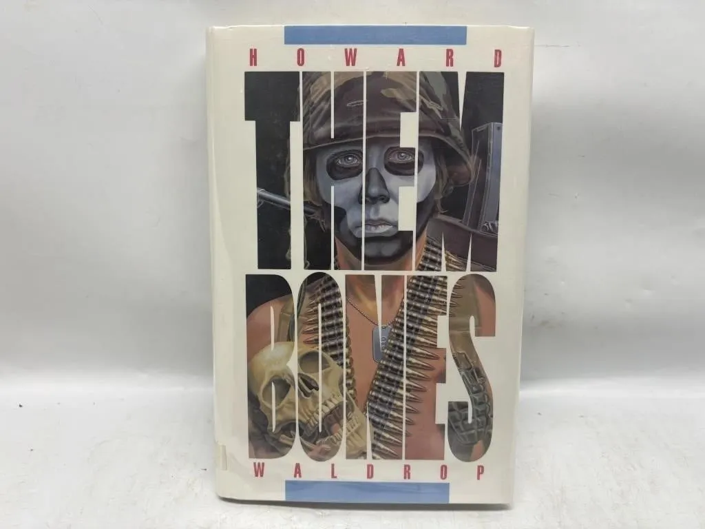 Howard Waldrop "Them Bones" Signed Hardcover Boo