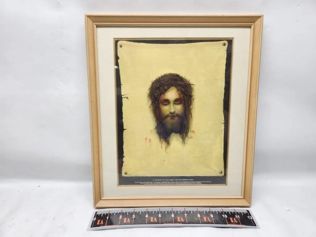 Framed Print of Jesus Christ Crown of Thorns