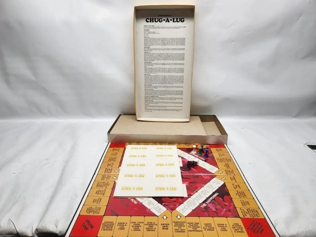 Chug-A-Lug Drinking Party Board Game (Reiss, 1974)