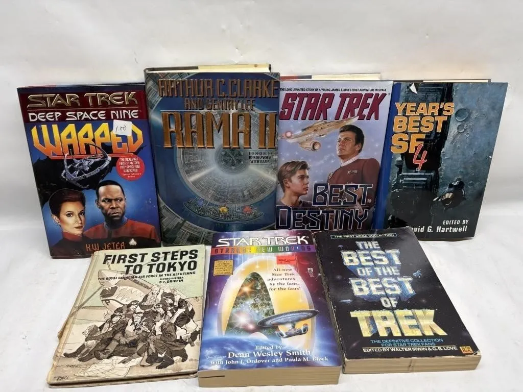 Star Trek & Sci-Fi Book Lot (7 titles)