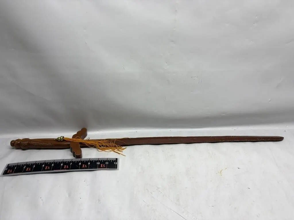 Wooden Ceremonial Sword with Tassel