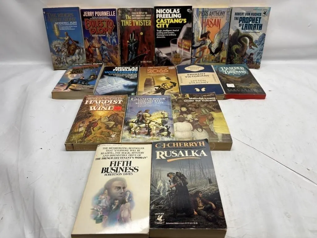 Vintage Fantasy & Sci-Fi Paperback Book Lot (14