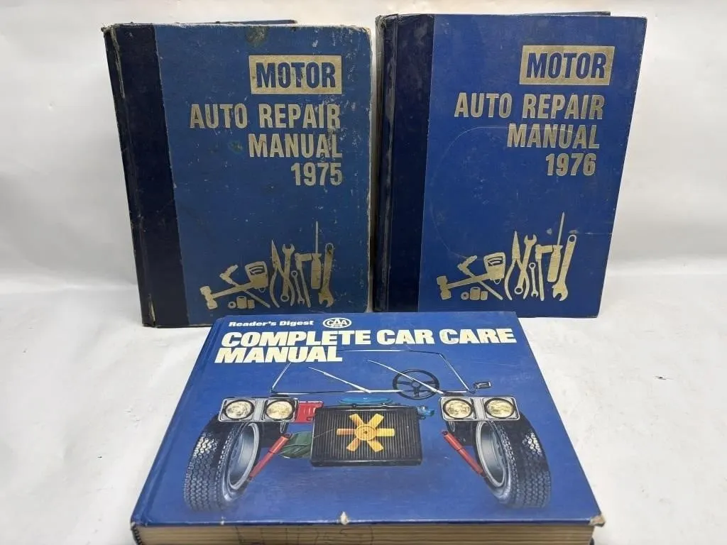 Motor Auto Repair Manuals 1975/1976 & Car Care