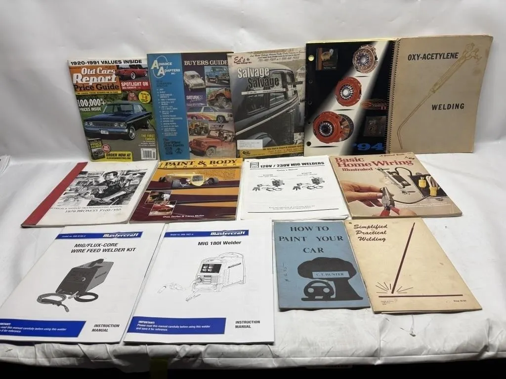 Automotive & Welding Manuals, Guides & Magazines