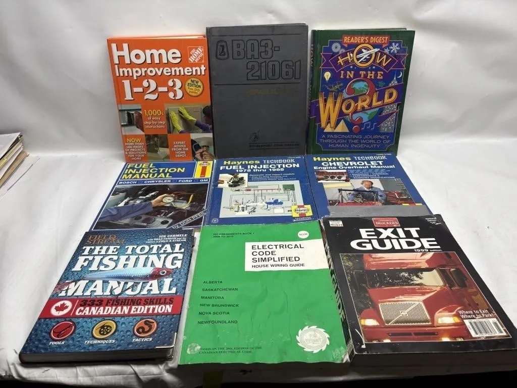 Automotive Repair Manuals & Reference Books Lot