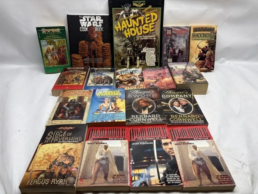 Fantasy & Sci-Fi Paperback Book Lot