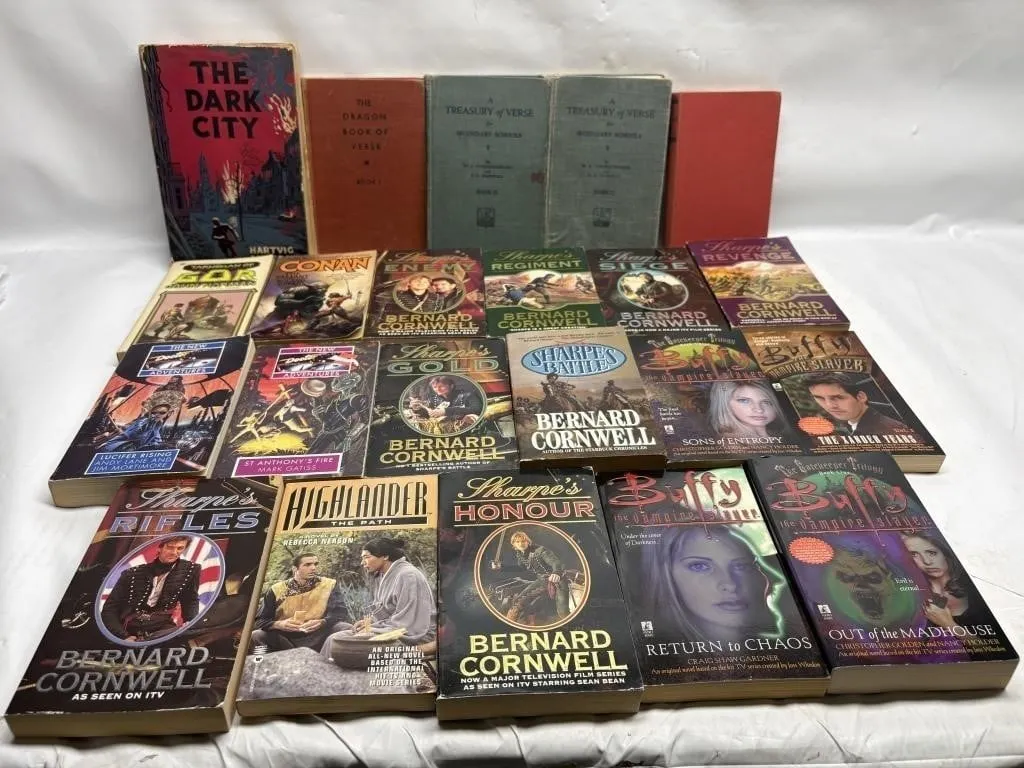 Sharpe, Buffy & Vintage Paperback Book Lot