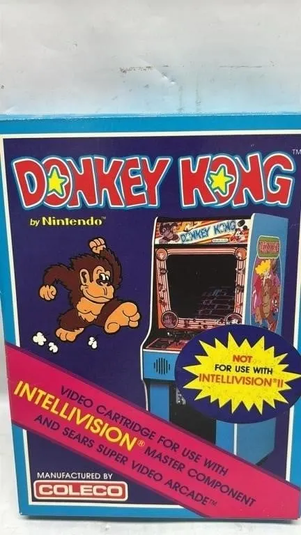 SEALED Donkey Kong Coleco Intellivision II game