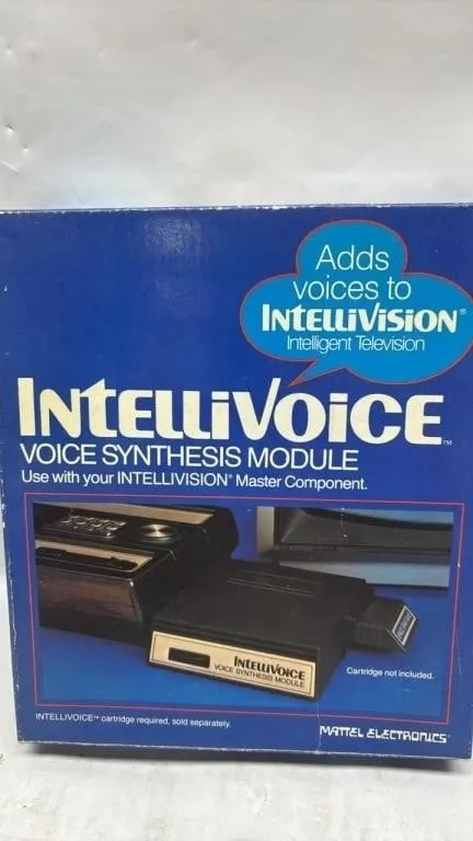Vintage Intellivision Intellivoice Module in box