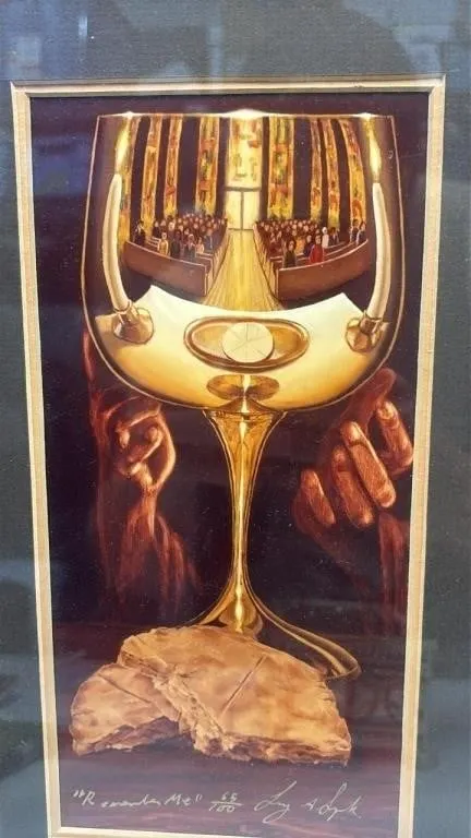 Hand Signed Numbered Art Print Goblet