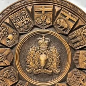 Vintage 14 inch RCMP Wall hanging
