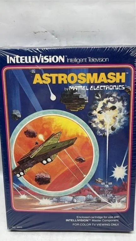 SEALED Astrosmash Intellivision Game Cartridge