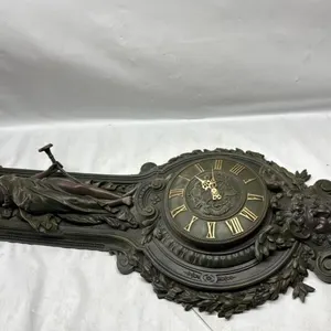 Vintage HUGE Resin 4 ft Woman wall clock