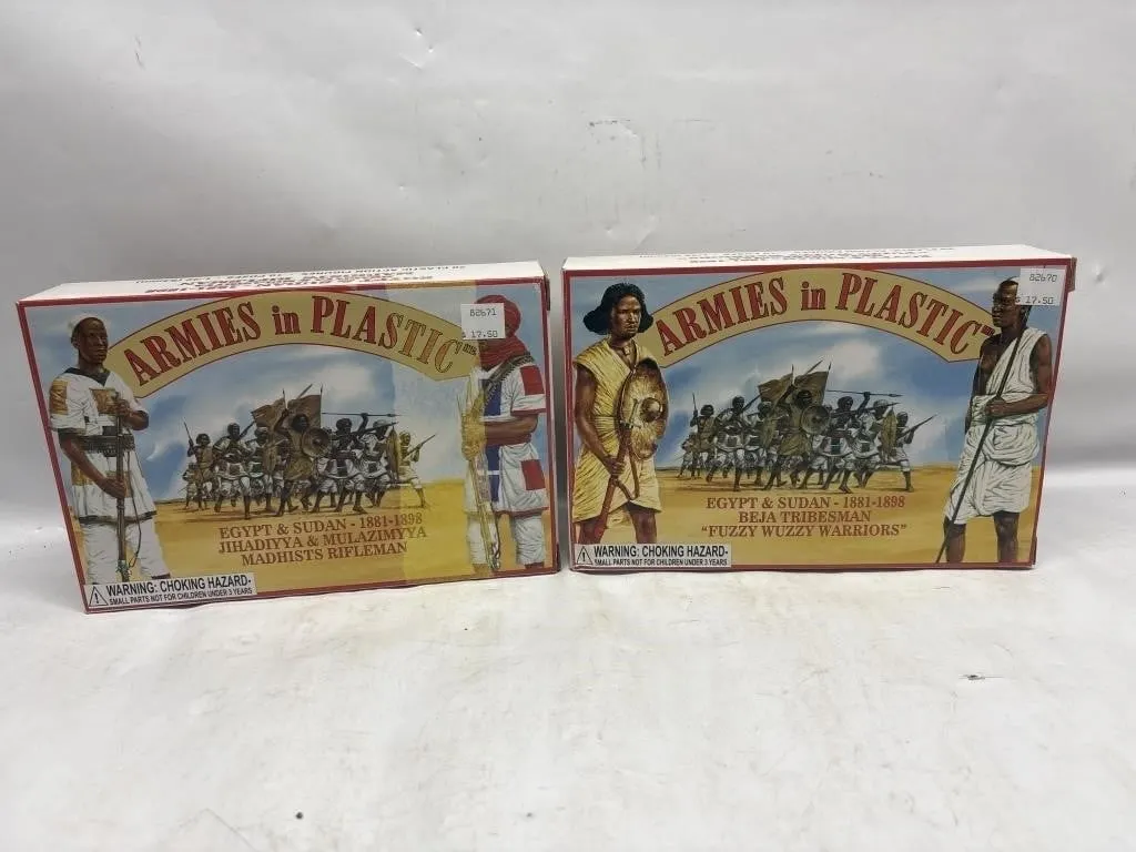 Armies in Plastic Egypt & Sudan Figure Sets (2)