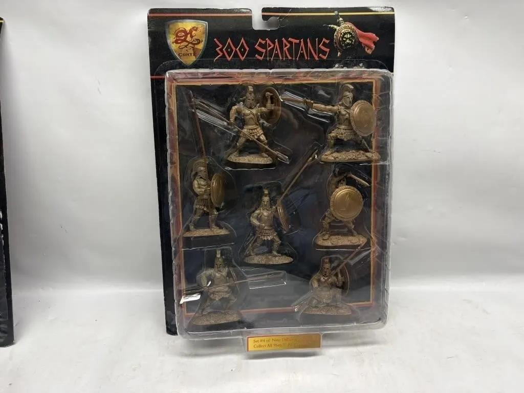 Conte 300 Spartans Figure Set #4 - Sealed