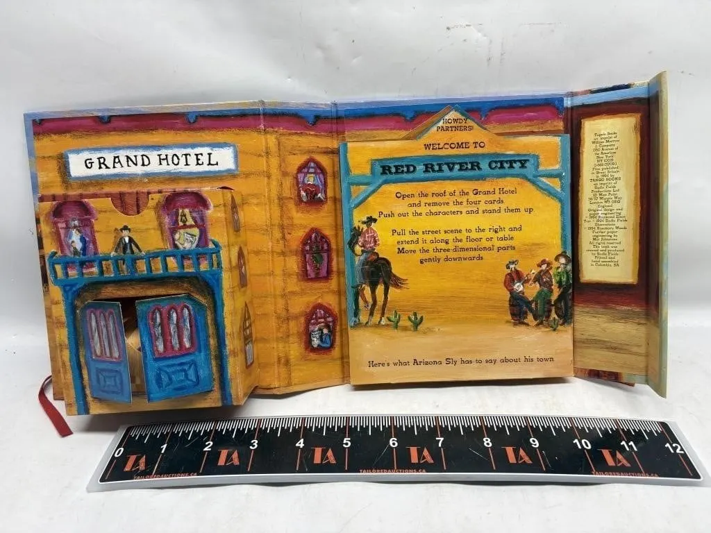 Red River City 3-D Pop-Up Story Frieze Book