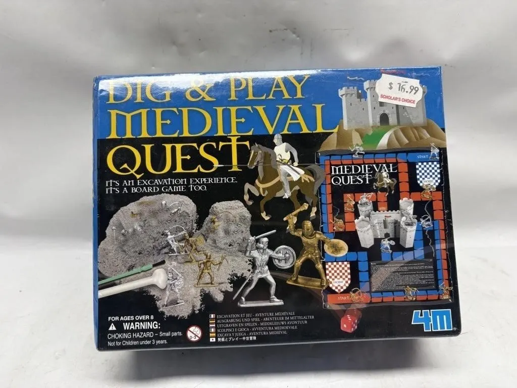 4M Dig & Play Medieval Quest Excavation Board Game