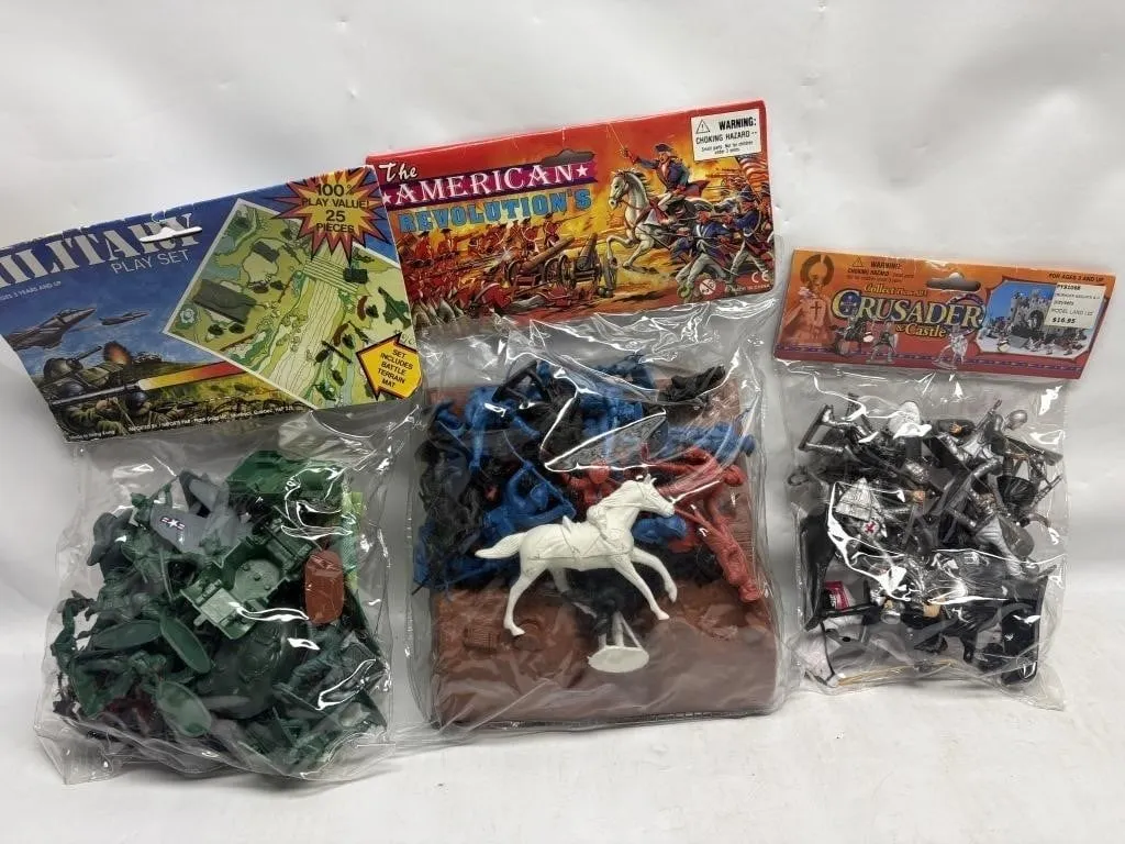 Military, American Revolution & Crusader Playsets