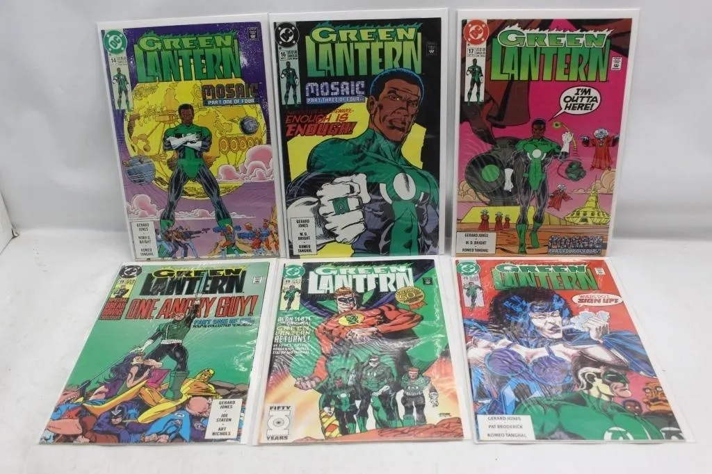 Green Lantern Comic Lot, Issues #14-20 (7 Books)