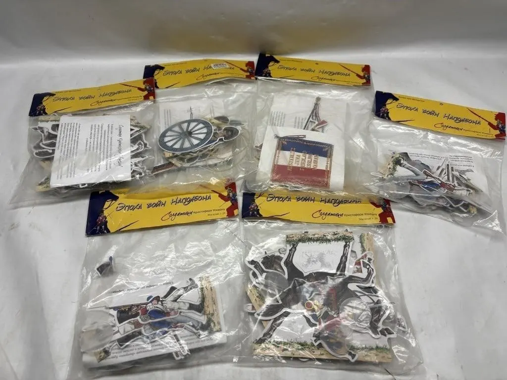 Napoleonic Wars Paper Toy Soldiers Lot