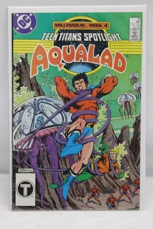 Teen Titans Spotlight #18 Aqualad DC Comic, Jan