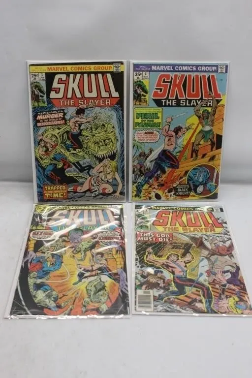 Skull the Slayer #3, 4, 5, 8 Marvel Comics lot