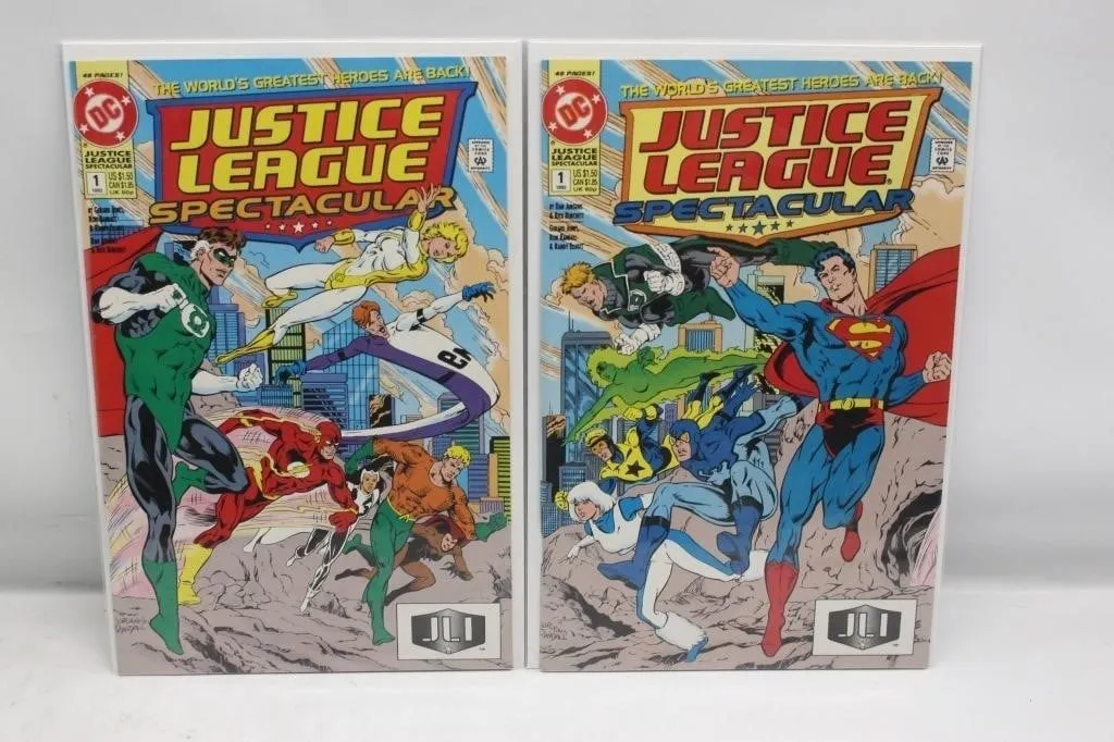 Justice League Spectacular #1 Comic Books (4)