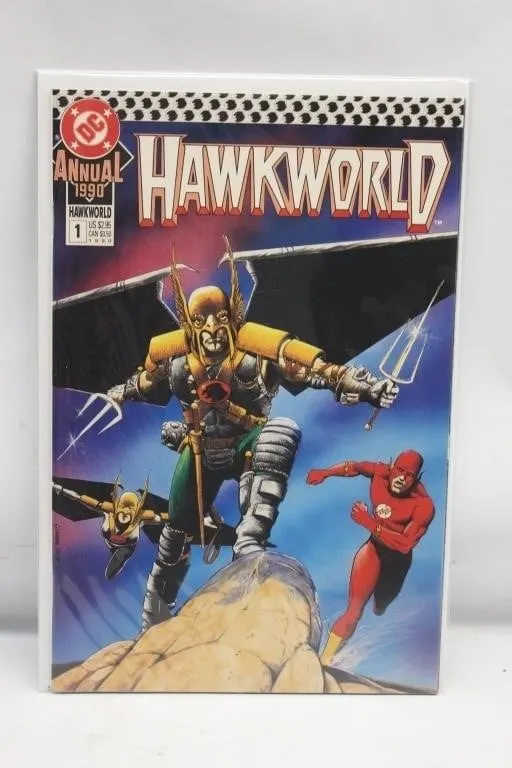 DC Hawkworld Annual #1 Comic Book 1990