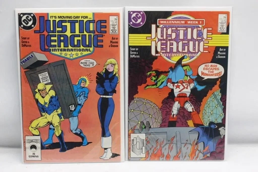 Justice League International #8 & #9 DC Comics