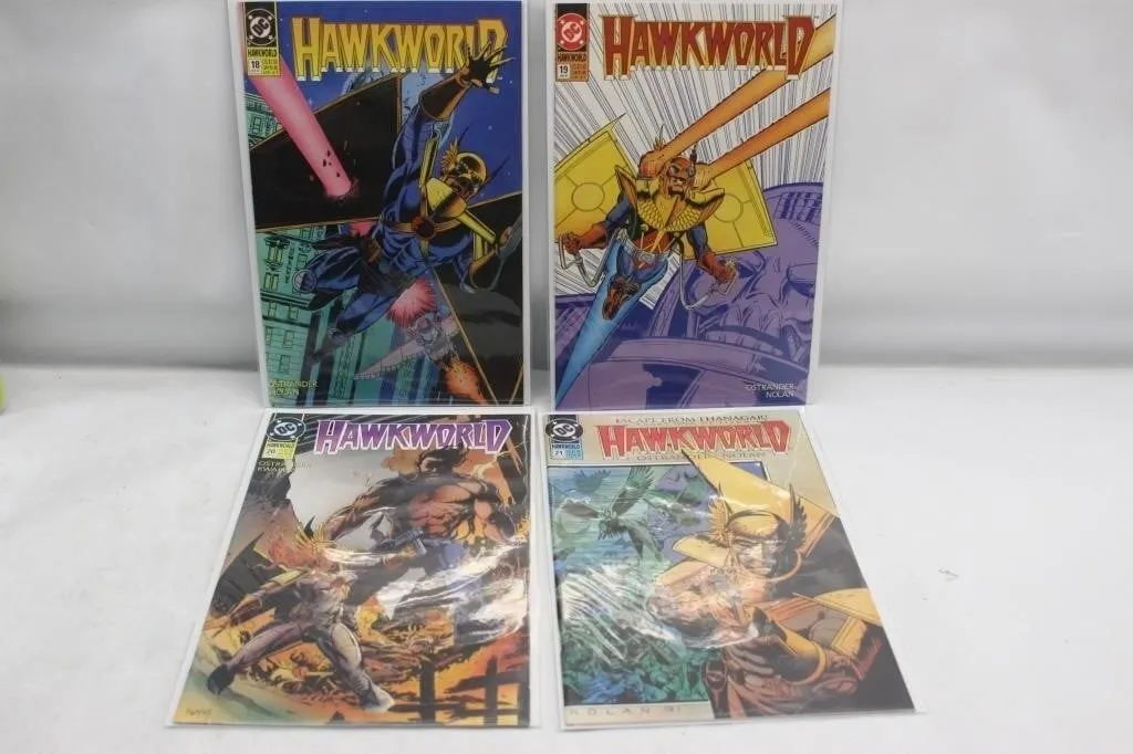 Hawkworld Comics #18-21 (4 Issues) DC Comics
