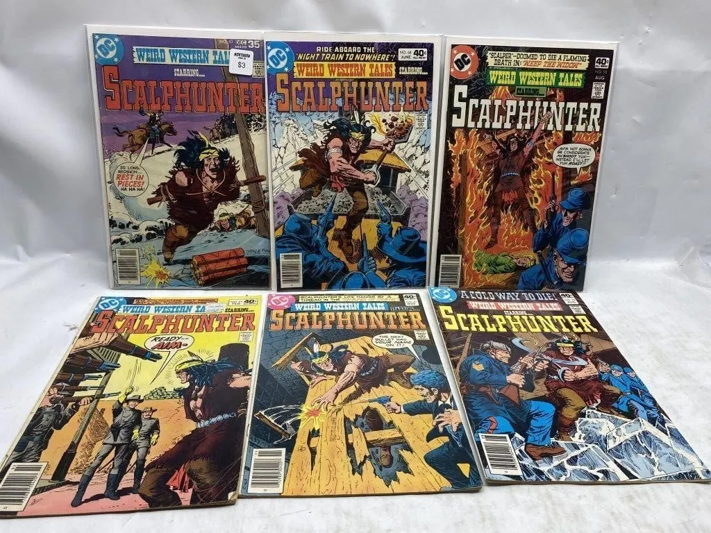 DC Weird Western Tales Scalphunter Comics Lot (6)