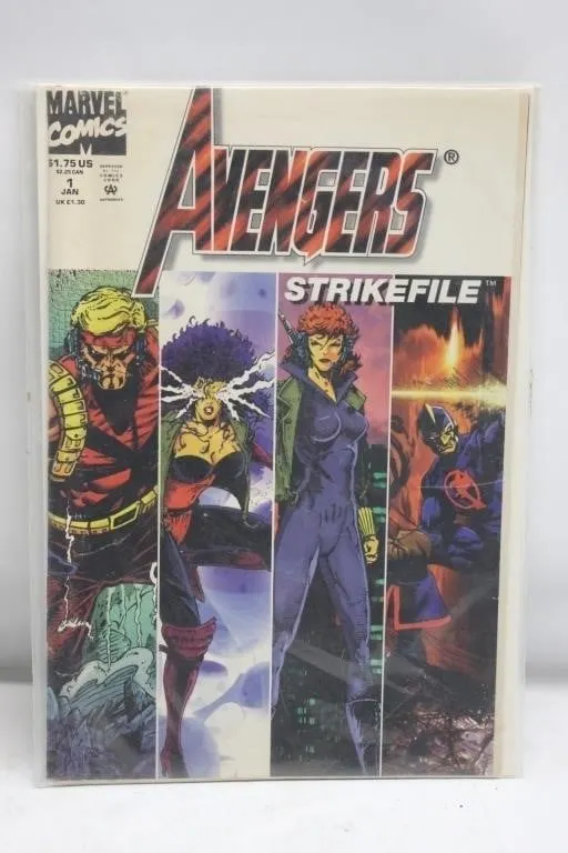Marvel Avengers Strikefile #1 Comic Book