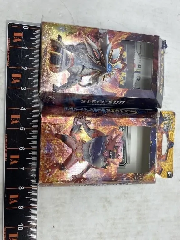 Pokémon Sun & Moon Steel Sun Theme Deck Box