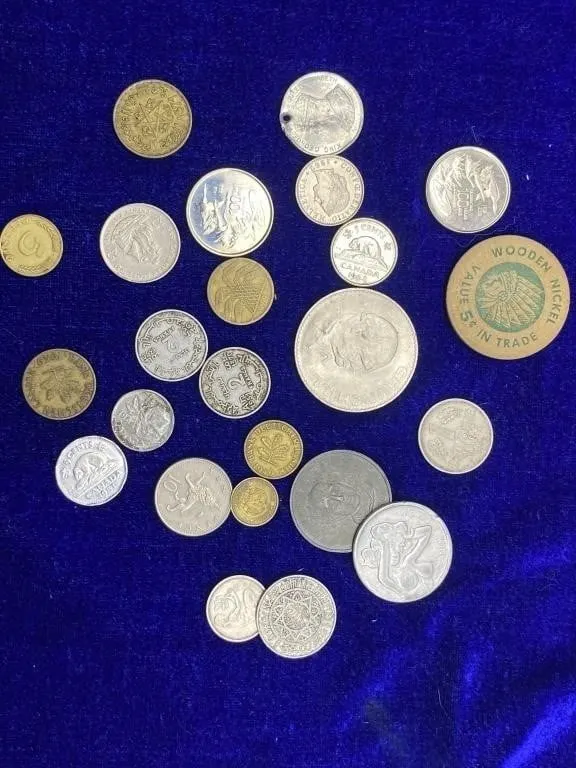 World Coin & Token Lot, Mixed Countries
