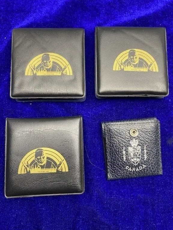 Manitoba 1984 Coins in Cases w/ Confederation
