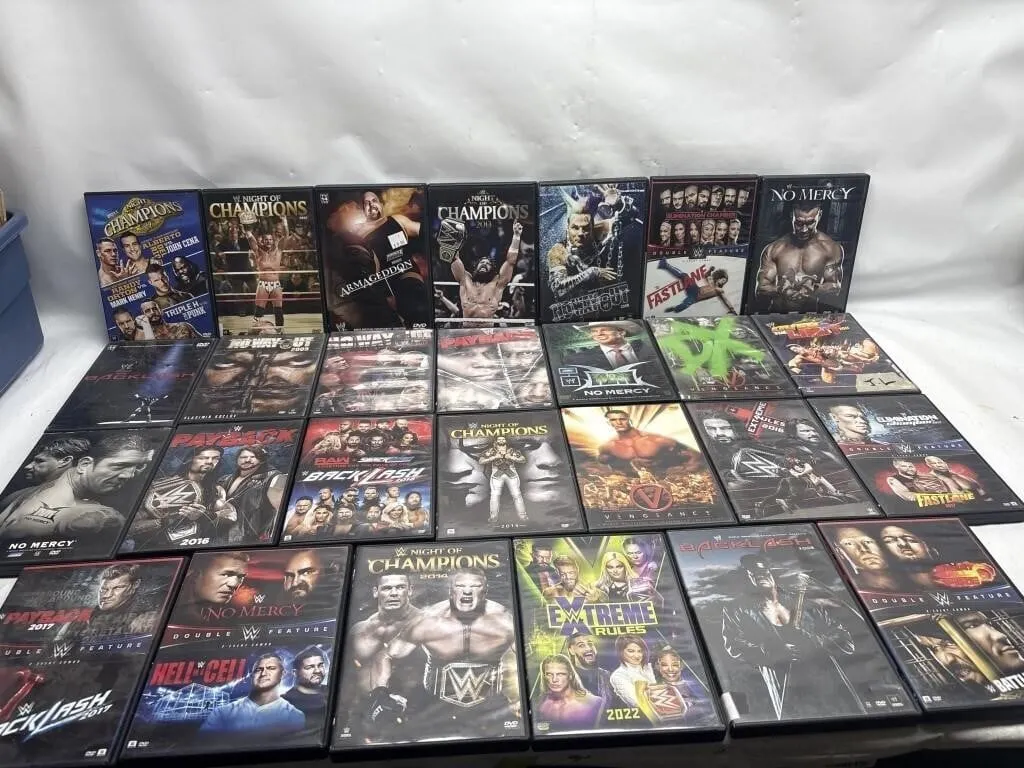 WWE PPV DVD Collection Lot
