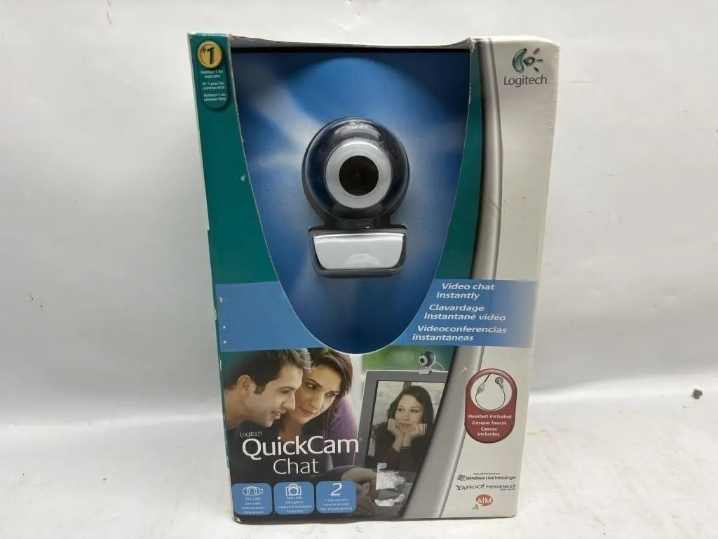 Logitech QuickCam Chat Webcam with Headset